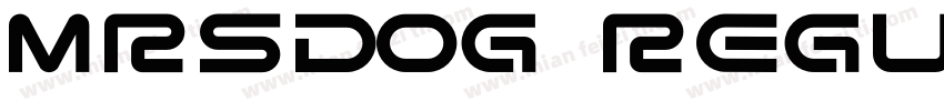 Mrsdog Regular字体转换